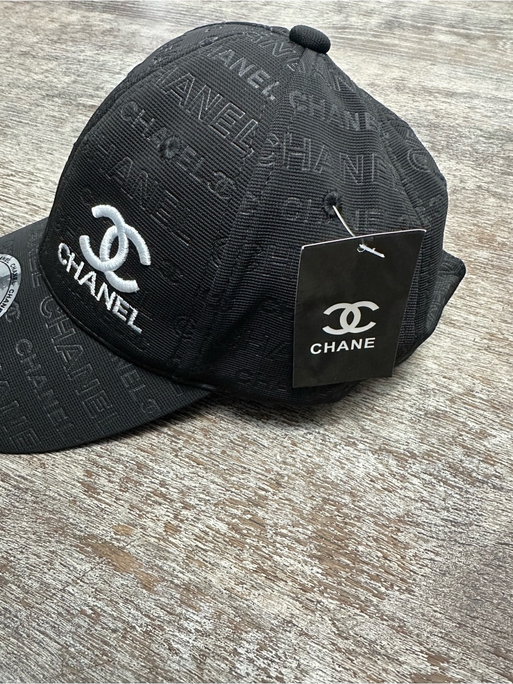 Black Logo Baseball Cap - Picture 4 of 13